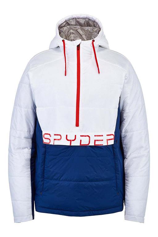 Chaqueta Esquí Spyder Glissade Blancos Para Hombre Mexico MX49061